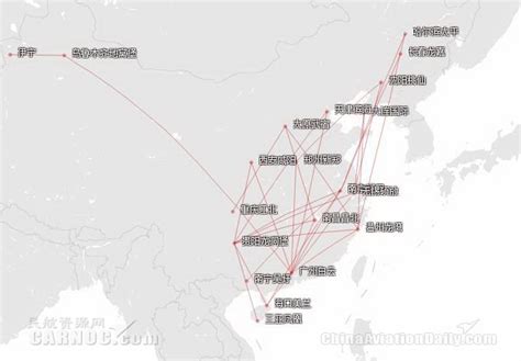 九元|九元航空 航线图和目的地